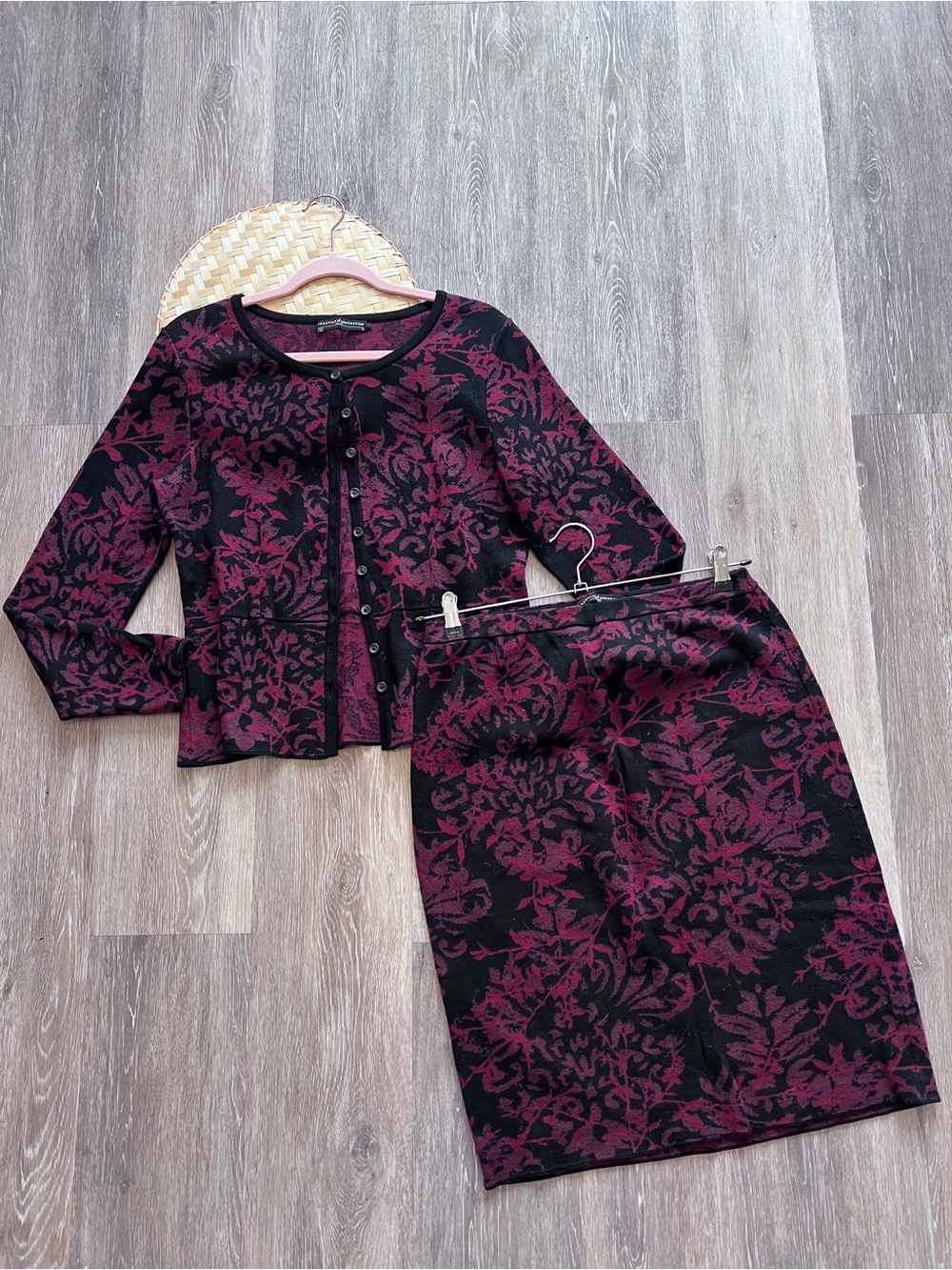 Peruvian connection Pima cotton two piece skirt set